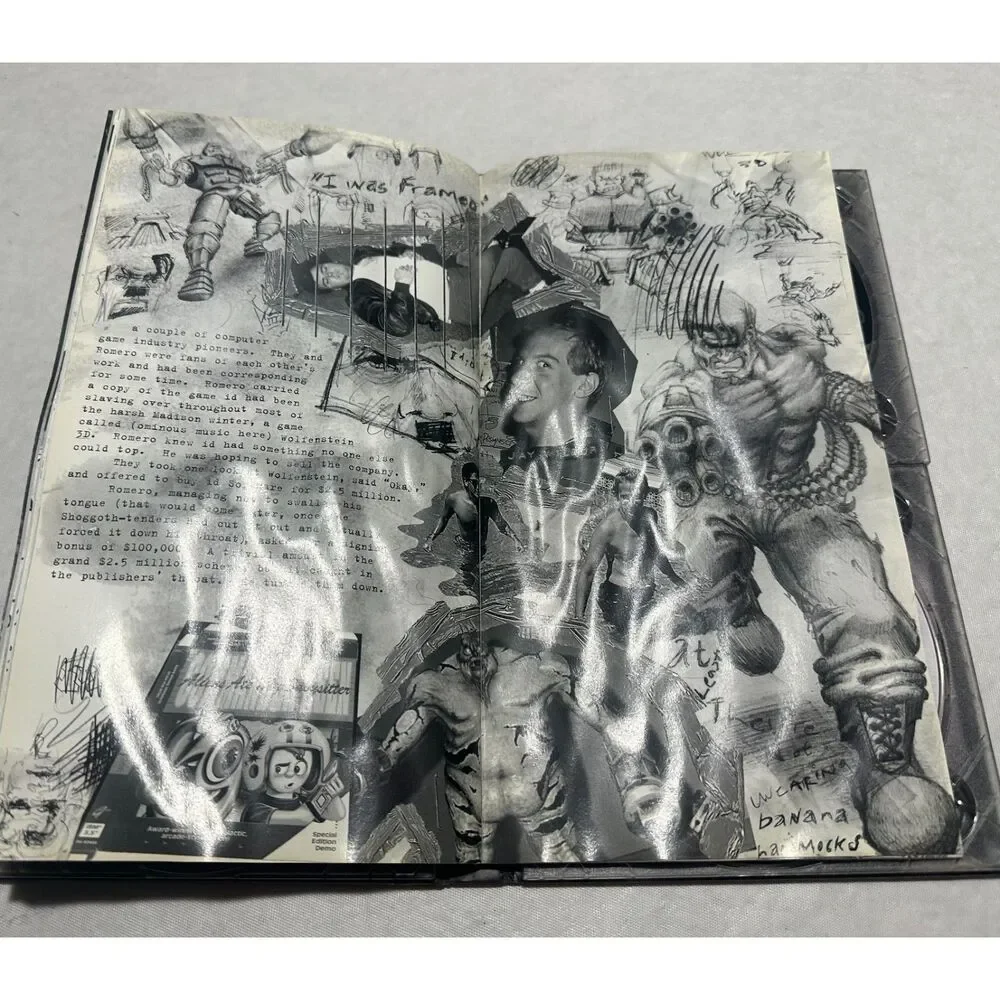 The Book of id Software Anthology 1996 Complete 4-Disc CD Set DOOM Quake Rare PC